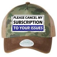 Please Cancel My Subscription To Your Problems Legacy Tie Dye Trucker Hat