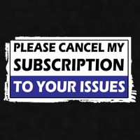 Please Cancel My Subscription To Your Problems Ladies PosiCharge Tri-Blend Wicking Tank