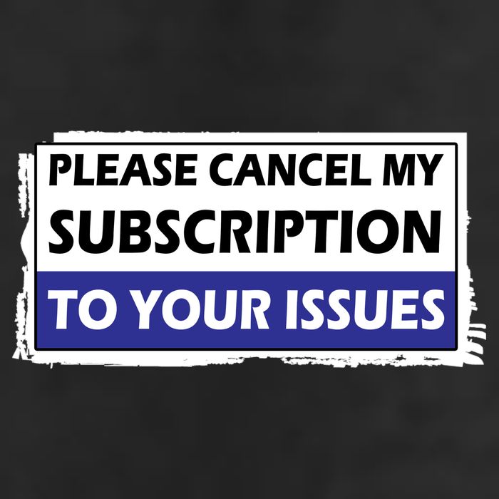 Please Cancel My Subscription To Your Problems 7 Panel Mesh Trucker Snapback Hat