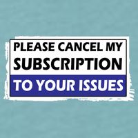 Please Cancel My Subscription To Your Problems Sueded Cloud Jersey T-Shirt