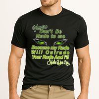 Please Don't Be Rude to Me Cat Eye Performance Shirt