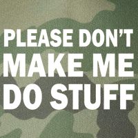 Please Don't Make Me Do Stuff Legacy Tie Dye Trucker Hat