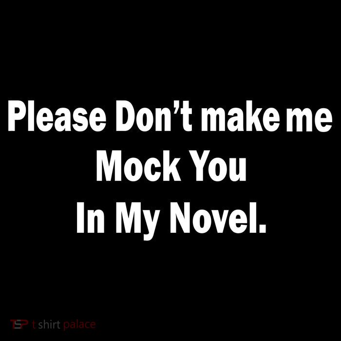 Please Don't Make Me Mock You In My Novel Zip Tote Bag