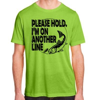 Please Hold I'm On The Other Line Adult ChromaSoft Performance T-Shirt