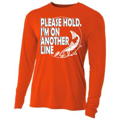 Please Hold I'm On The Other Line Cooling Performance Long Sleeve Crew