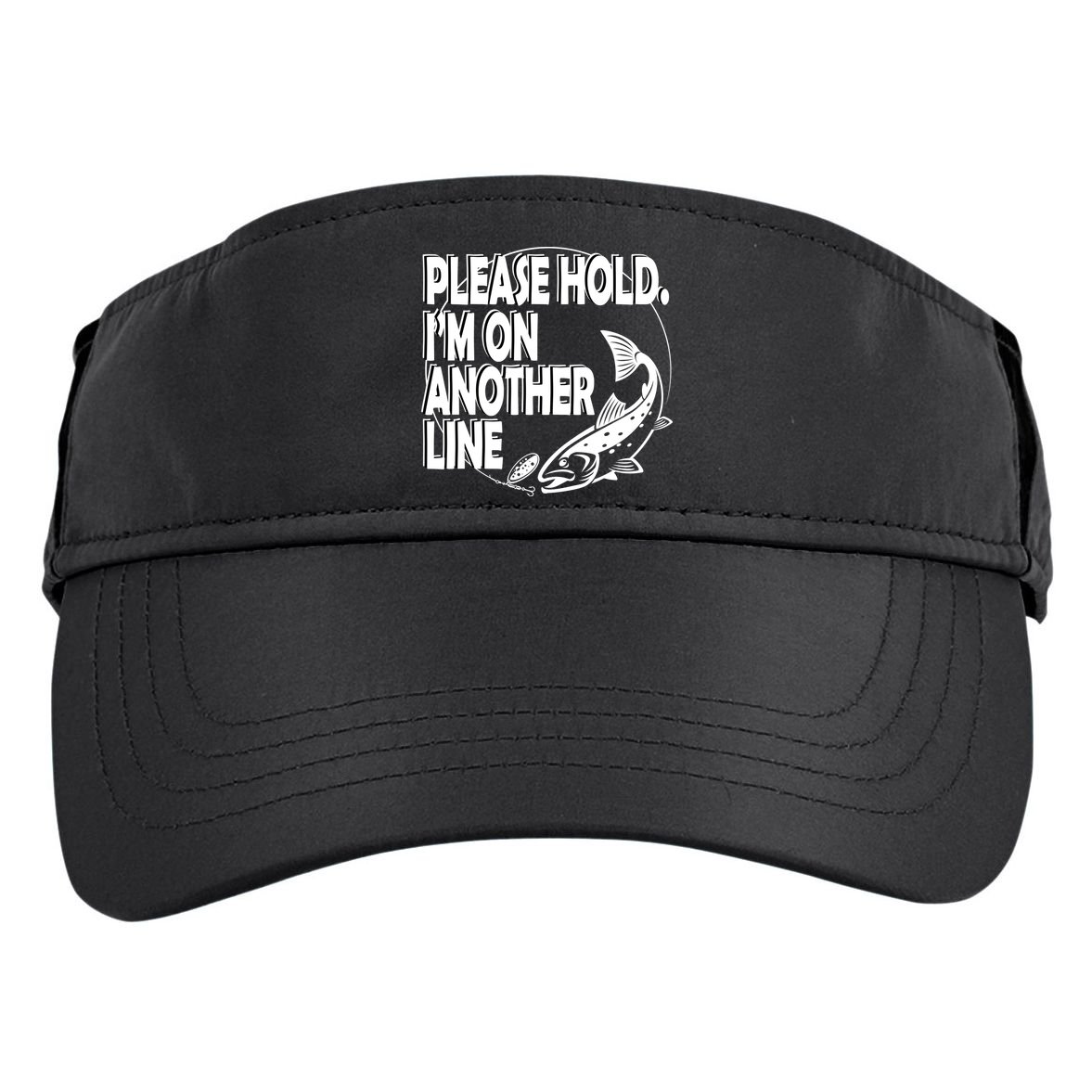 Please Hold I'm On The Other Line Adult Drive Performance Visor