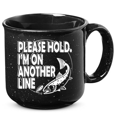 Please Hold I'm On The Other Line 15oz Campfire Ceramic Mug