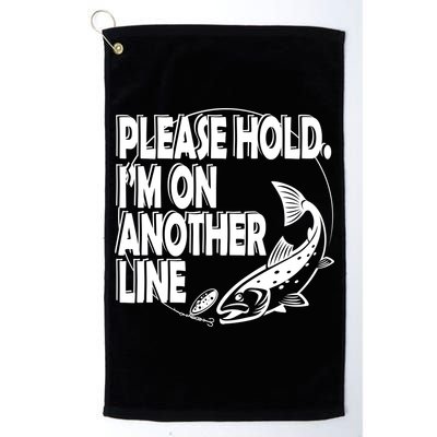 Please Hold I'm On The Other Line Golf Towel
