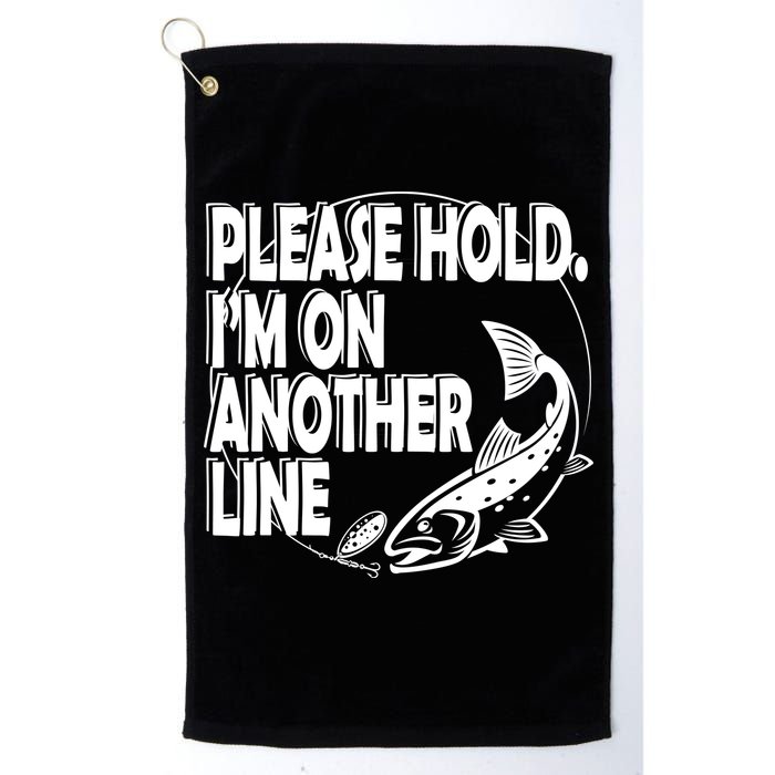 Please Hold I'm On The Other Line Golf Towel