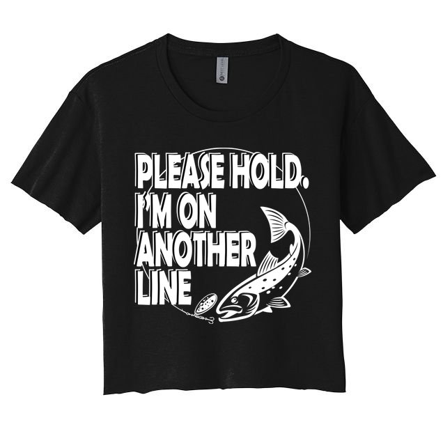 Please Hold I'm On The Other Line Crop Top
