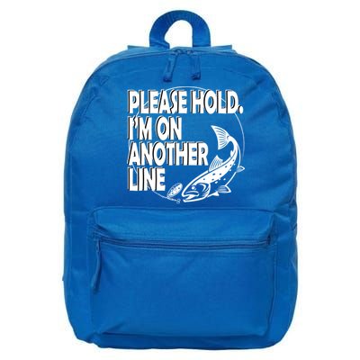Please Hold I'm On The Other Line 16 in Basic Backpack