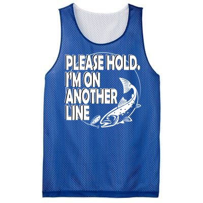 Please Hold I'm On The Other Line Mesh Reversible Basketball Jersey Tank