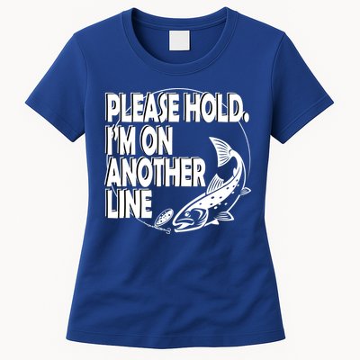 Please Hold I'm On The Other Line Womens T-Shirt