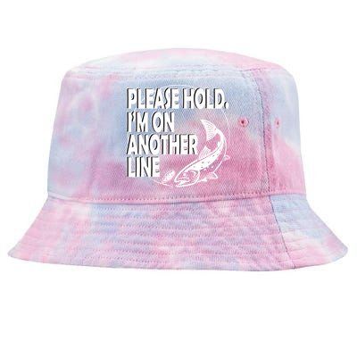 Please Hold I'm On The Other Line Tie-Dyed Bucket Hat