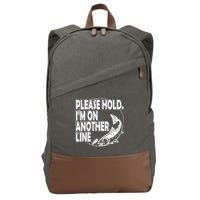 Please Hold I'm On The Other Line Cotton Canvas Backpack