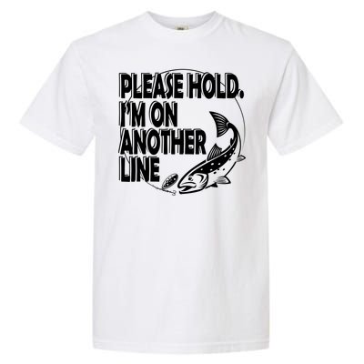 Please Hold I'm On The Other Line Garment-Dyed Heavyweight T-Shirt