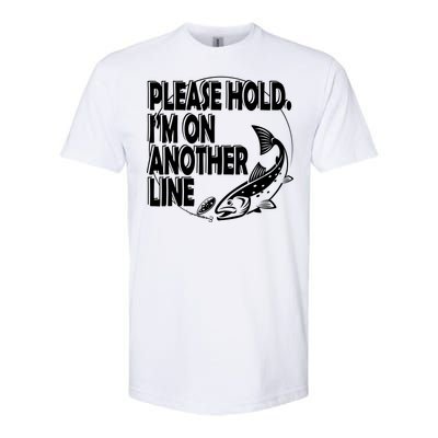 Please Hold I'm On The Other Line Softstyle CVC T-Shirt