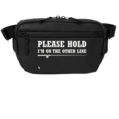 Please Hold I'm On The Other Line Funny Crossbody Pack