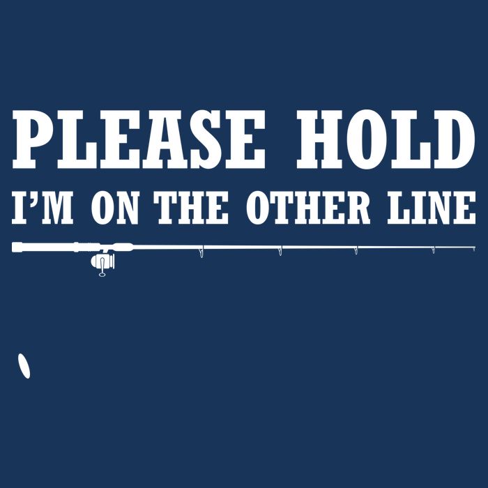 Please Hold I'm On The Other Line Funny Doggie Tank