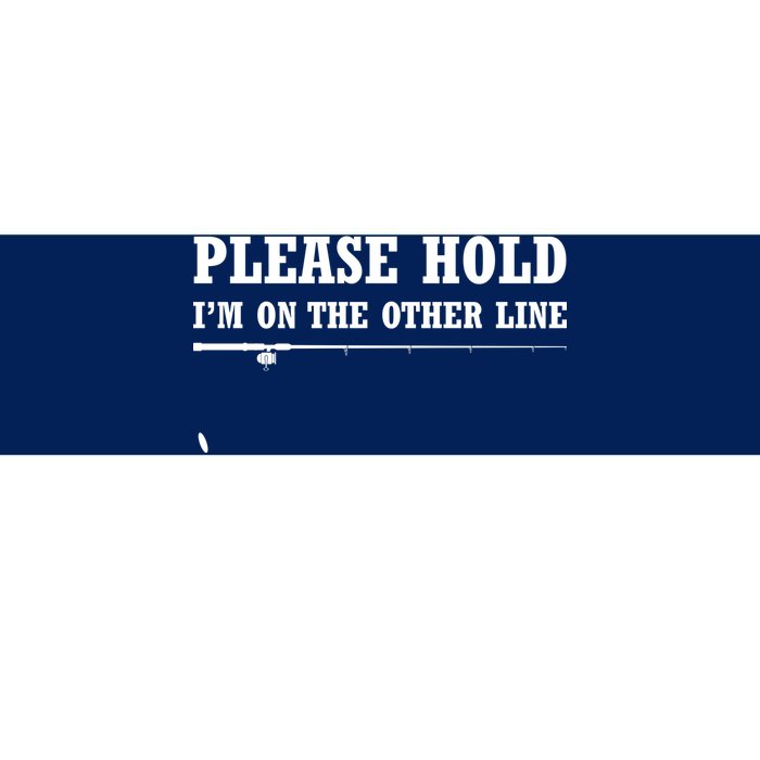 Please Hold I'm On The Other Line Funny Bumper Sticker