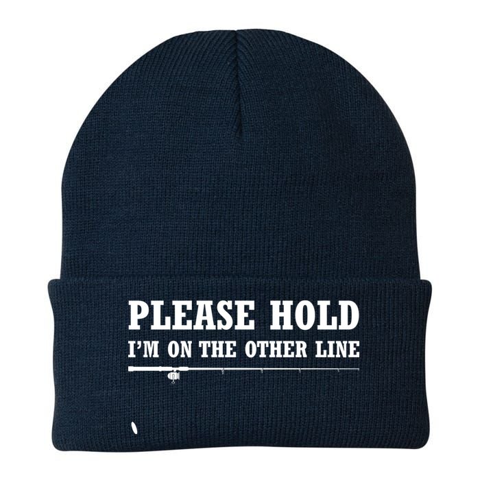 Please Hold I'm On The Other Line Funny Beanie