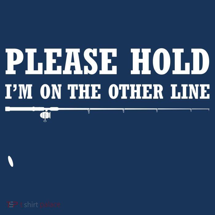Please Hold I'm On The Other Line Funny Poster