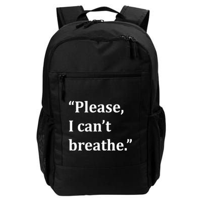 Please I Can't Breathe Floyd Protest Backpack