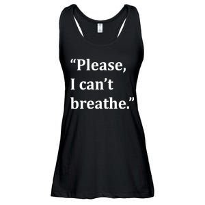 Please I Can't Breathe Floyd Protest Ladies Essential Flowy Tank