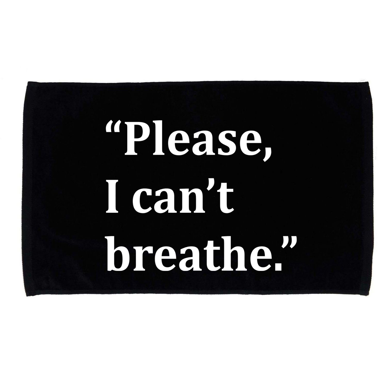 Please I Can't Breathe Floyd Protest Microfiber Hand Towel