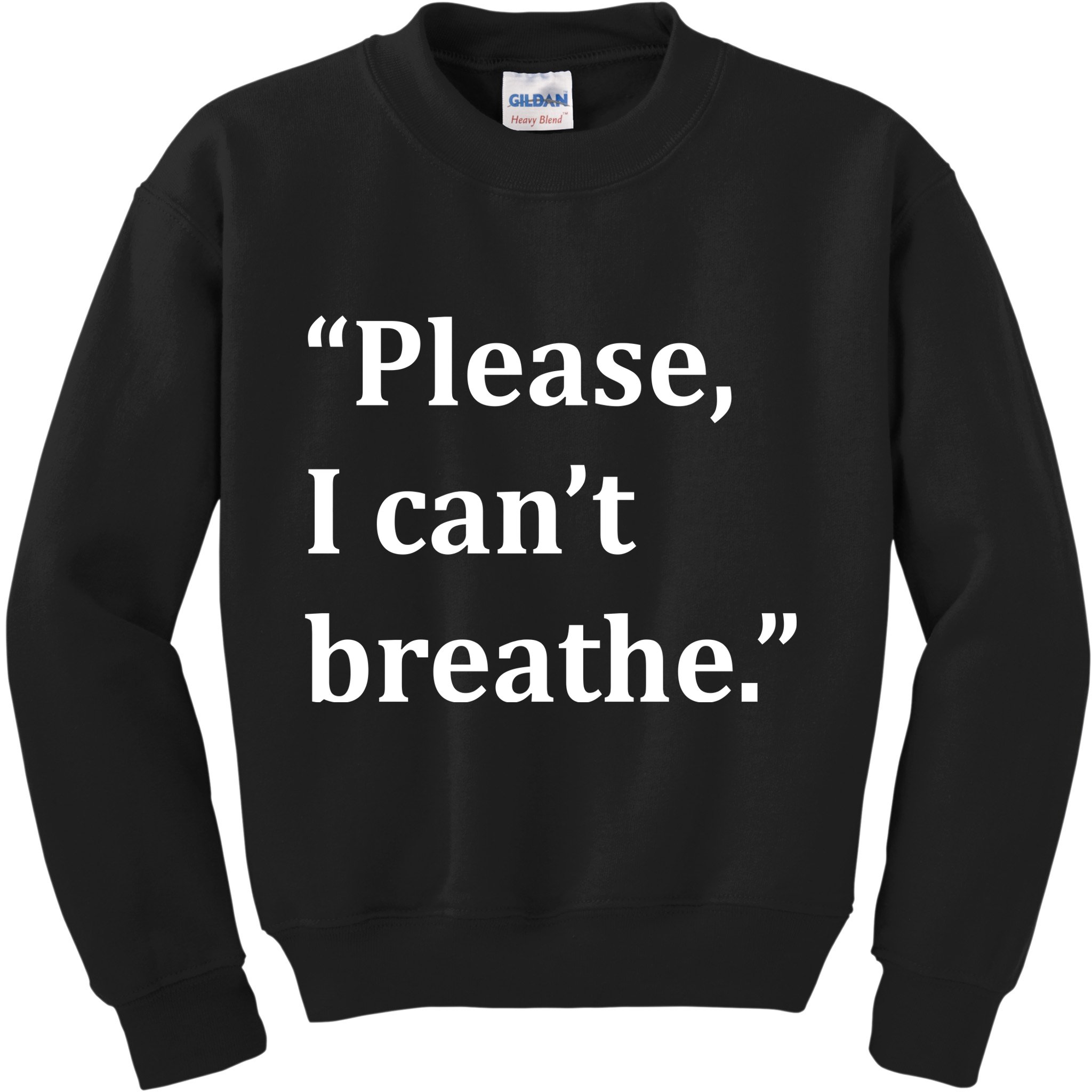 Please I Can't Breathe Floyd Protest Kids Sweatshirt