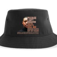 Please I Can't Breathe Geoge Floyd #BLM Sustainable Bucket Hat