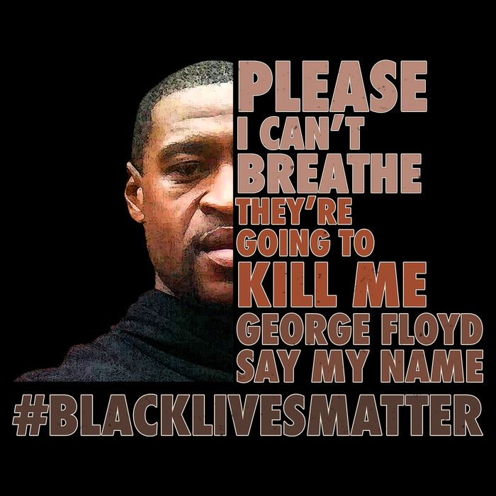 Please I Can't Breathe Geoge Floyd #BLM 16 in Basic Backpack