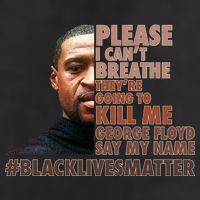 Please I Can't Breathe Geoge Floyd #BLM Golf Towel