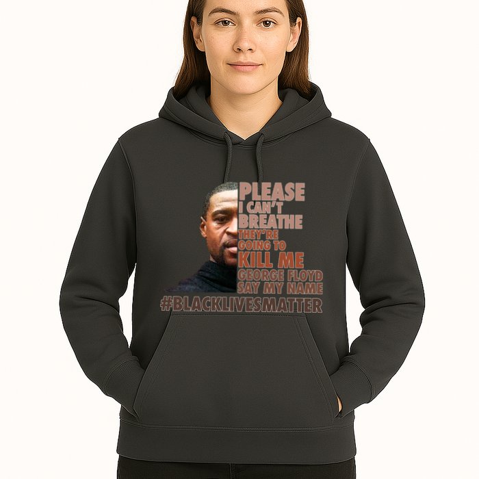 Please I Can't Breathe Geoge Floyd #BLM Hoodie