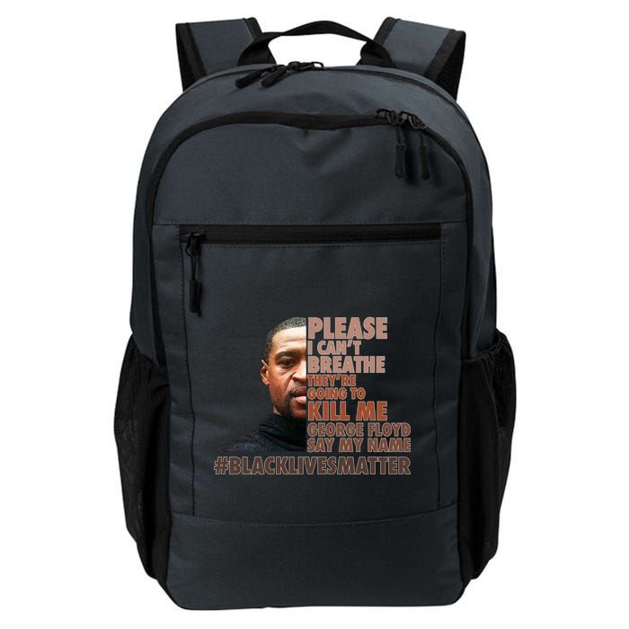 Please I Can't Breathe Geoge Floyd #BLM Backpack