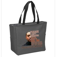 Please I Can't Breathe Geoge Floyd #BLM Zip Tote Bag