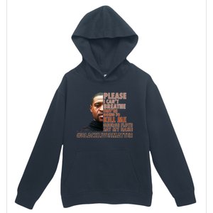 Please I Can't Breathe Geoge Floyd #BLM Urban Pullover Hoodie