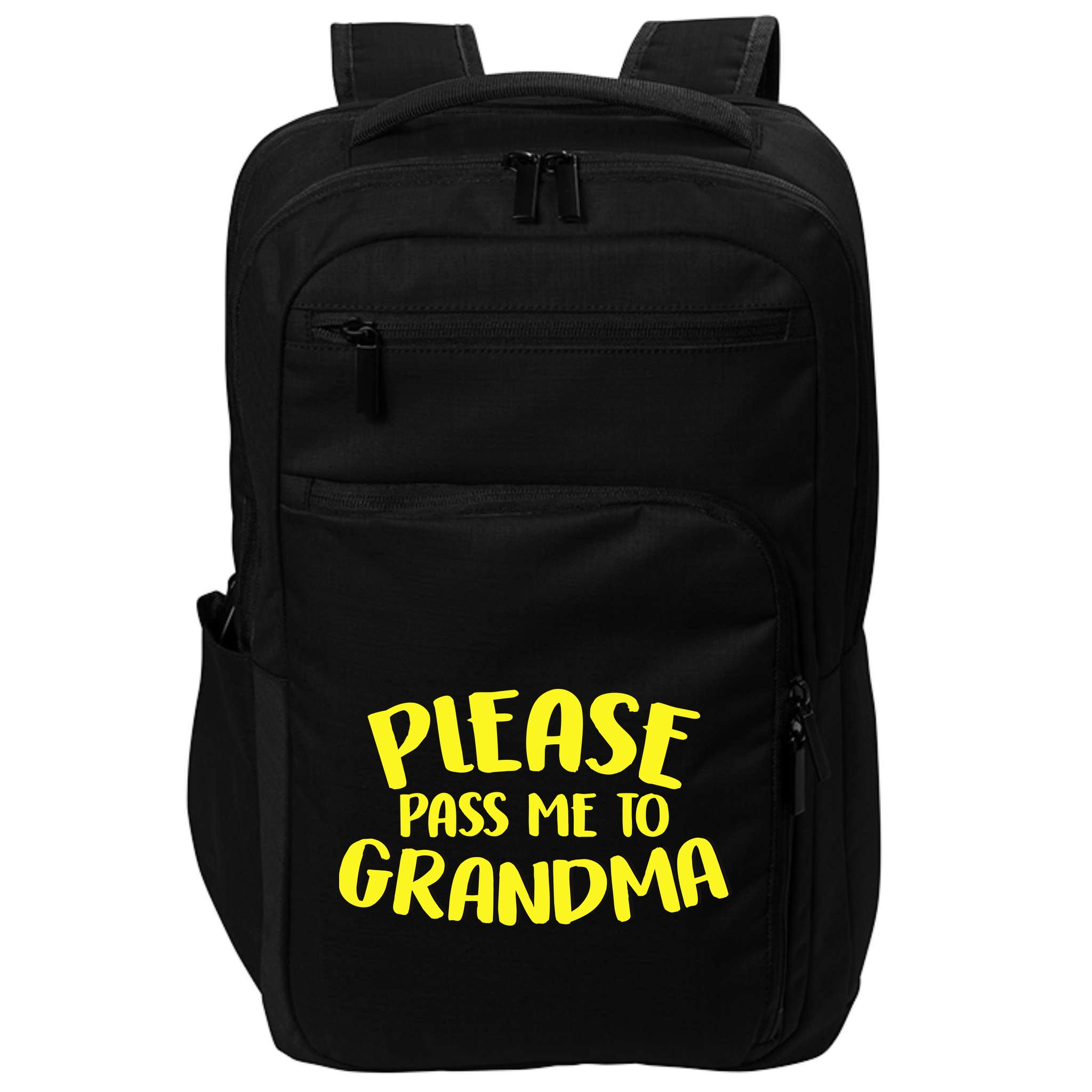 Please Pass Me To Grandma Impact Tech Backpack