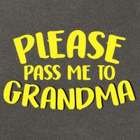 Please Pass Me To Grandma Cotton Canvas Backpack