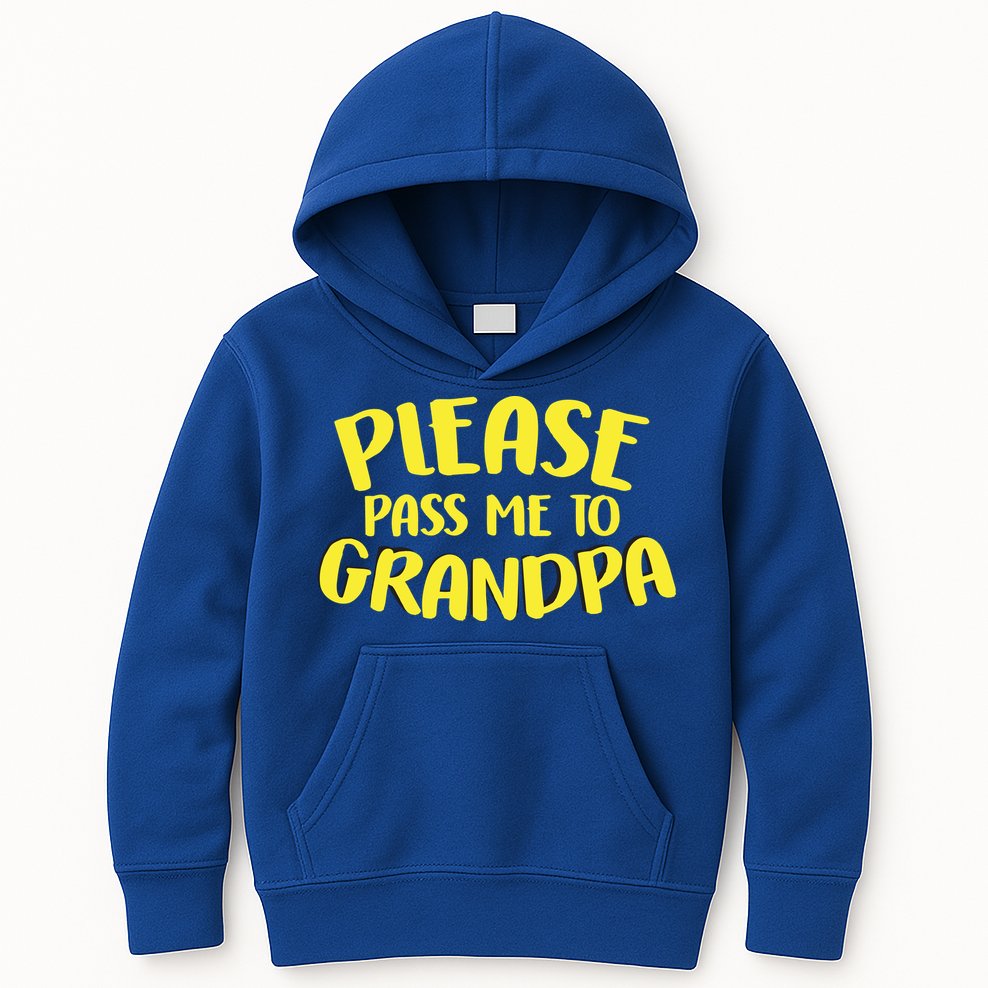 Please Pass Me To Grandpa Kids Hoodie