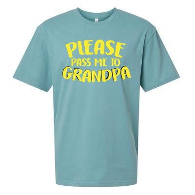 Please Pass Me To Grandpa Sueded Cloud Jersey T-Shirt