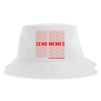 Please Send Memes Sustainable Bucket Hat