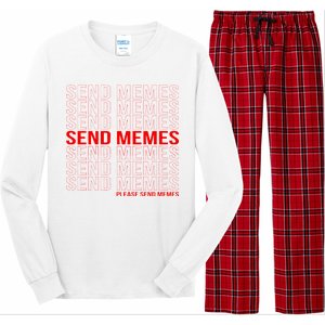 Please Send Memes Long Sleeve Pajama Set