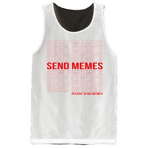 Please Send Memes Mesh Reversible Basketball Jersey Tank