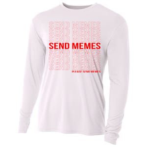 Please Send Memes Cooling Performance Long Sleeve Crew