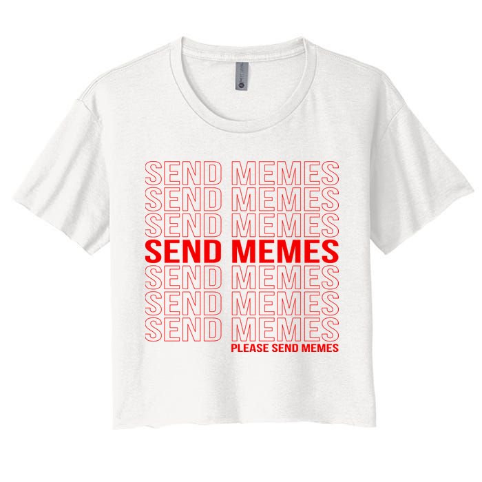 Please Send Memes Crop Top