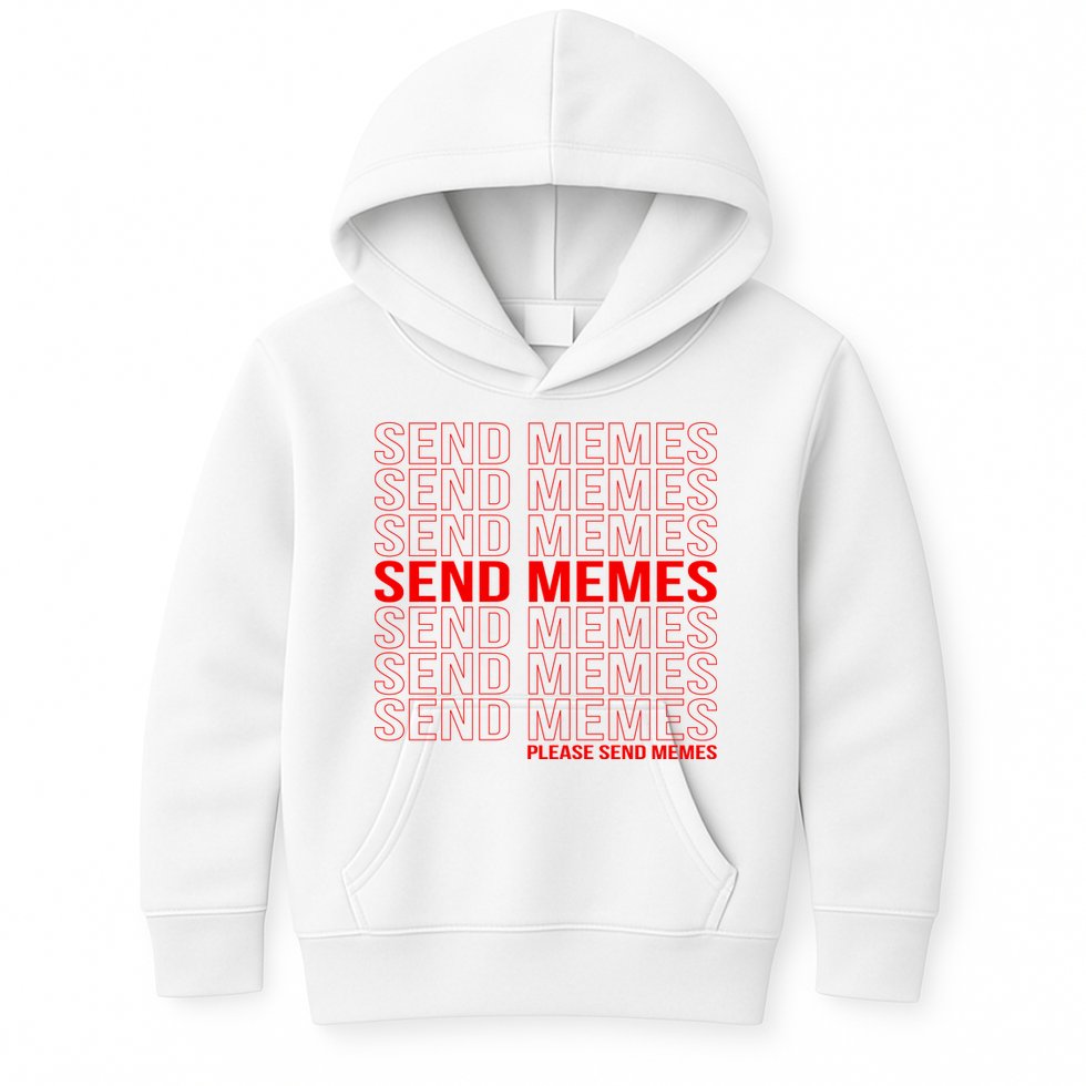 Please Send Memes Kids Hoodie