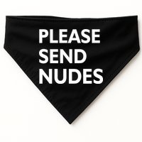 Please Send Nudes USA-Made Doggie Bandana
