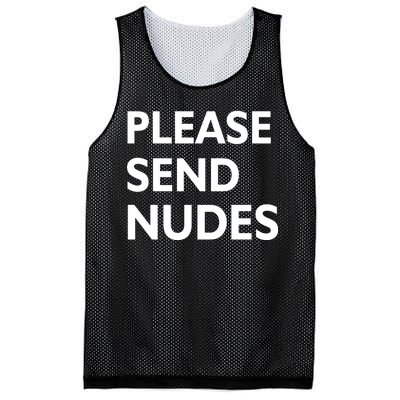 Please Send Nudes Mesh Reversible Basketball Jersey Tank