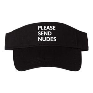 Please Send Nudes Valucap Bio-Washed Visor